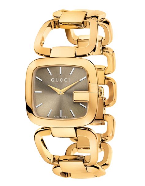 gucci square watch ladies|Gucci gold women's watch.